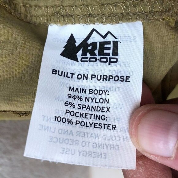 REI Co-Op Mens Cargo Pants Size 30x32 Straight Outdoors Casual Tan Classic - Picture 10 of 13